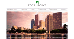 Desktop Screenshot of focalpointllc.com