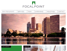 Tablet Screenshot of focalpointllc.com
